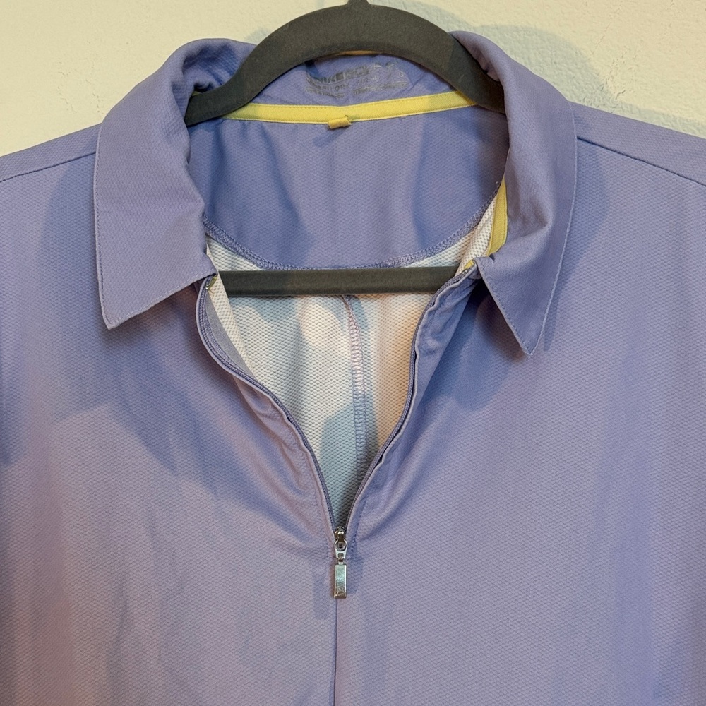 Nike Women's Purple Dry Fit Golf Polo Shirt: L - Picture 5 of 16